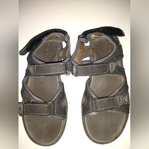 Khombu Black Sandals for Women